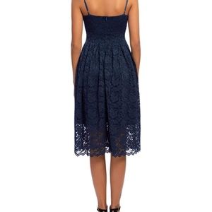 New with tags navy blue lace dress